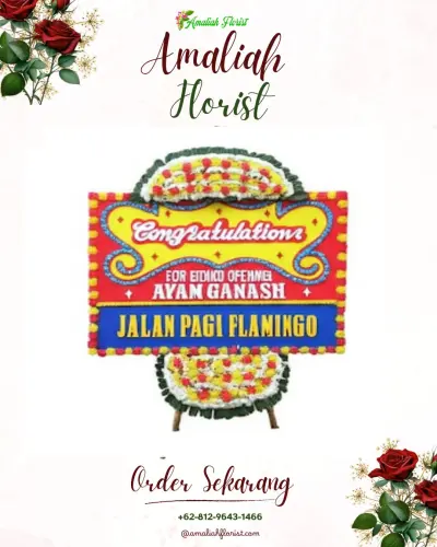 Bunga Papan Congratulation di Sebudi
